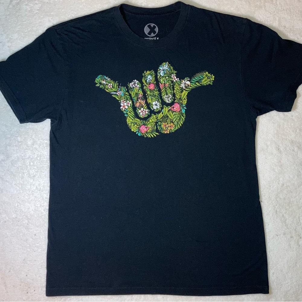 Shaka Hawaii Black T-Shirt